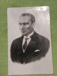 Atatürk, Mustafa Kemal Atatürk Fotoğrafı. Orijinâl Albümden çıkma.