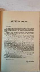 GALATASARAY'DAN ATATÜRKE DERGİSİ - M. ŞÜKRÜ SARI - S. HAYRİ ÜRGÜPLÜ - NADİR NADİ - HALDUN TANER - METİN TOKER - R. EŞREF ÜNAYDIN - VÂLÂ NURETTİN - C. SITKI TARANCI - H. SUPHİ TANRIÖVER - AHMET HAŞİM - Y. NABİ NAYIR - NECDET SANDER - ALİ TANRIYAR - SELAHATTİN BUDA - JACQUES J. ABRAVANEL - FRANÇOIS DE TESTA - İSKENDER OHRİ - HAYRİ DOMANİÇ - MUMTAZ SOYSAL - M. ALİ BİRANT - İLHAN POSTACIOĞLU - FERİDUN ERGİN  ÖNSÖZ - ATA’YA MEKTUP - ATATÜRK YILI KARARI - UNESCO’NUN ATA’YI ANMA KARAR GEREKÇESİ - GALATASARAYLIYIZ ÇÜNKÜ - GALATASARAYIM - OKUL YILLARIM - BİR OKUL DÜŞÜNÜN Kİ - İNSANI ŞEKİLLENDİREN OKUL - GEÇMİŞTEN GELECEĞE - MUSTAFA KEMAL PAŞA İLE MÜLAKAT - MUKADDES ATATÜRK’ÜN ALTIN DEVRİ - BAHTİYAR ADAM - GAZİ’NİN HEYKELİ - DJ’AI VU LE GAZI - ATATÜRK’LE GELEN - ANILARLA ATATÜRK - TEKRAR GÖRÜŞELİM PAŞAM - PARK OTELDE BİR VEDA GECESİ - UNUTAMAYACAĞIM ANI - MAKALELERLE ATATÜRK - MEMOIRES - ATATÜRK VE TARİHİMİZ - ATATÜRK VE HUKUKUN ÜSTÜNLÜĞÜ PRENSİBİ - YAS - HAKİKATİ K - TAM TAKIM EKSİKSİZ 66 SAYFA