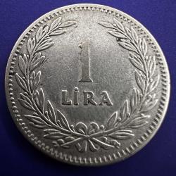 Türkiye Gümüş 1 Lira 1947