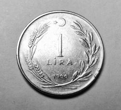 539// 1 Lira 1966 çil altı