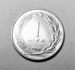 542// 1 Lira 1966 ça