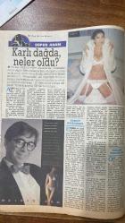 PAZAR EKSPRESS HÜRRİYET DERGİSİ - 13 OCAK 1991 - ÇAPKIN KADINLAR – SKANDALLAR KRALİÇESİ MADONNA – BIYIK MUHABBETİ – 2001 YILINDA NASIL YAŞAYACAĞIZ – NE HEYECANDI O – ATATÜRK’ÜN HUZURUNDA – AZRAİL’LE YÜZ YÜZE – LONDRA’DAKİ YARIŞMA – KADIN ÇAPKIN OLURSA - MADONNA – MARILYN MONROE – EVITA PERON – FRIDA KAHLO – CİHAN ÜNAL – GÜLŞEN BUBİKOĞLU – ZEYNEP BUBİKOĞLU – MUSTAFA TOPALOĞLU – HÜLYA SÜER – ERŞAN BAŞBUĞ – İZZET ALTINMEŞE – NURAY HAFİFTAŞ – ORHAN OLCAY – TOTO KARACA – ATATÜRK – YASEMİN EVCİM – COŞKUN EVCİM – LEYLA POYRAZ – SAMİME SANAY – ANIL SANAY – TÜMER ARGIN – ECE AKSOY – PINAR KÜR – DENİZ TÜRKALİ - AZİZE BERGİN  ÇELİK ÇEMBERLER – ROBOT KÖPEKLER – DÜRBÜN GÖZLÜKLER – SÜPER TAVA – DÜĞMELERLE ALIŞVERİŞ – DONMUŞ SÜRAHİLER – YARININ TV’Sİ – KARAÇALILARA GÜLE GÜLE – ELEKTRONİK DEODORANTLAR – İKTİDARSIZLIĞA KARŞI HAP – ISLAK DUDAKLAR – LAZER EMRİNİZDE – PATATESLİ DONDURMA – KOLESTEROLE VEDA – TELEFONA ZIRH – DERECE KULLANMAYA PAYDOS – HORLAMAYA PAYDOS – İLAÇ ZAMANI – BOZUK GÖZLE  - 30 SAYFA