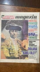 HÜRRİYET MAGAZANİN HAFTALIK PAZAR EKİ DERGİSİ - SAYI : 19 - 14 MAYIS 1989 - DOLARA KANLI OLEY – 45 YILDIR ÖĞRENCİ – HAYDİ TİYATROYA – PAMPA’DA SON TANGO – MAESTROLAR DA YAŞLANIR – “SARHOŞ” OLMUŞ – İKİ DELİ FİŞEK – FEMİNİZM VE ROBOT MARLA – BU DA PAPAĞAN MI MÜBAREK – CANTADA KEKLİK – İNATÇI DOKTOR – ULUSLARARASI İSTANBUL TİYATRO FESTİVALİ – GILGAMES – ANTIGONE – MİSAFİR – DEMONİ-ŞEYTANLAR – ŞAFAK YILDIZLARI – YALNIZLIĞIN OYUNCAKLARI – KİTAP LİSTESİ - BÜLENT DENLİ – LEYLA İSMİER – ŞİNASİ GÜMÜŞEL – HALUK ŞAHİN – REMZİ ALİŞAN – METE TÜRKBEN – OSMAN BALCIGİL – DOĞAN HIZLAN – ERTUĞRUL ÖZKÖK – ŞEVKİ ADALI – HASAN YILMAER – TANER ATİLLA – NEZİH ALKIŞ – ESİN DALAY – IŞIK YENERSU – ALAN AYCKBOURN – STELLO FIORENZO – BİLGESU ERENUS – IŞIL KASAPOĞLU – LARS NOREN – A. GALİN – TARIK DURSUN K. – LATİFE TEKİN – STEPHEN KING – HERMANN HESSE – E.F. SCHUMACHER – ALPAY KABACALI – ENGİN ARDIÇ – OSMAN ULAGAY – STEVE SOHMER – GABRIEL GARCÍA MÁRQUEZ – MANUEL BENITEZ (EL CORDOBES) – FRANCISCO ROMERO - 14 SAYFA