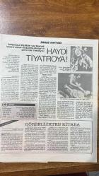 HÜRRİYET MAGAZANİN HAFTALIK PAZAR EKİ DERGİSİ - SAYI : 19 - 14 MAYIS 1989 - DOLARA KANLI OLEY – 45 YILDIR ÖĞRENCİ – HAYDİ TİYATROYA – PAMPA’DA SON TANGO – MAESTROLAR DA YAŞLANIR – “SARHOŞ” OLMUŞ – İKİ DELİ FİŞEK – FEMİNİZM VE ROBOT MARLA – BU DA PAPAĞAN MI MÜBAREK – CANTADA KEKLİK – İNATÇI DOKTOR – ULUSLARARASI İSTANBUL TİYATRO FESTİVALİ – GILGAMES – ANTIGONE – MİSAFİR – DEMONİ-ŞEYTANLAR – ŞAFAK YILDIZLARI – YALNIZLIĞIN OYUNCAKLARI – KİTAP LİSTESİ - BÜLENT DENLİ – LEYLA İSMİER – ŞİNASİ GÜMÜŞEL – HALUK ŞAHİN – REMZİ ALİŞAN – METE TÜRKBEN – OSMAN BALCIGİL – DOĞAN HIZLAN – ERTUĞRUL ÖZKÖK – ŞEVKİ ADALI – HASAN YILMAER – TANER ATİLLA – NEZİH ALKIŞ – ESİN DALAY – IŞIK YENERSU – ALAN AYCKBOURN – STELLO FIORENZO – BİLGESU ERENUS – IŞIL KASAPOĞLU – LARS NOREN – A. GALİN – TARIK DURSUN K. – LATİFE TEKİN – STEPHEN KING – HERMANN HESSE – E.F. SCHUMACHER – ALPAY KABACALI – ENGİN ARDIÇ – OSMAN ULAGAY – STEVE SOHMER – GABRIEL GARCÍA MÁRQUEZ – MANUEL BENITEZ (EL CORDOBES) – FRANCISCO ROMERO - 14 SAYFA