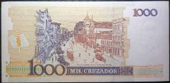 Brezilya 1000 mil cruzado 1988 p-213 çil