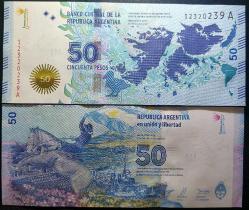 Arjantin 50 pesos 2015 P-362