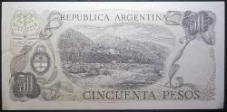 Arjantin 50 Pesos 1977 P-301 çil