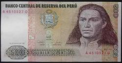 Peru 500 intis 1987 p-134