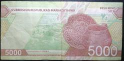 Özbekistan 5000 Som 2021