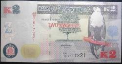 Zambiya 2 Kwacha 2012 p-49 çil