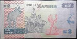 Zambiya 2 Kwacha 2012 p-49 çil