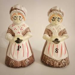 Büyükanne Tuzluk Biberlik Takımı