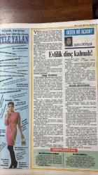 HÜRRİYET PAZAR EKSPRES DERGİSİ - 23 ARALIK 1990 - NAOMI CAMPBELL - AZIZE BERGIN - BETH BOLDT - IMAN - AZZEDINE ALAIA - RIFAT ÖZBEK - MIKE TYSON - VALERIE MORRIS - STEPHANIE SEYMOUR - CINDY CRAWFORD - TATJANA PATITZ  ÇİKOLATA RENKLİ BRIGITTE BARDOT - SİYAH FIRTINA NAOMI CAMPBELL’İN ÖYKÜSÜ - VOGUE’DA İLK SİYAH MANKEN - MODA DÜNYASINDA YÜKSELİŞ - BİR AŞK ÇOCUĞU - DÖRT ÜNLÜ GÜZELİN ÇIPLAK POZU - HEDİYE SANATI - SOSYETEDE KİM KİMİNLE - SAMİM DEĞER - CHARLES BRONSON - TONY CURTIS - MÜJDE AR - BÜLENT ERSOY - İSMET ÖZHAN - TÜRKER İNANOĞLU - SEZEN AKSU - TOLGA HAN - NÜKHET DURU - BARİŞ MANÇO - ERDOĞAN DEĞER - AYDIN BOYSAN - FECRİ  BİR BAŞKA GECE - PARALI ASKERLER - YARI ŞAKA YARI CİDDİ - KARASEVDA - LAMBADA - İSTİYORUM - BİZ AYRILAMAYIZ - BEN BU DÜNYANIN CANINA YANAYIM - PEMBE VE SİYAH - TELE YALAN - EVLİLİK DİNÇ KALMALI - LİMAN VE FIRTINA - 30 SAYFA