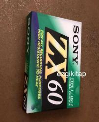 sony  zx 60 kaset (ambalajı açılmamış)