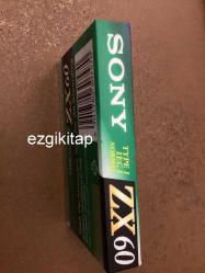 sony  zx 60 kaset (ambalajı açılmamış)