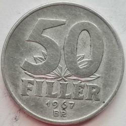 MACARİSTAN  1967   50 FILLER