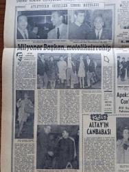 Milliyet Gazetesi - Turkish Newspaper - 22 Kasım 1967 - Ne oluyor ne olabilir yazan Abdi İpekçi Başmakale - Yunanistan yatıştırma politikası güdüyor - Mehmet Ali Birand Atina'dan bildiriyor - Atina cevap yerine görüşme teklifi etti - Yunan sınırında devriye gezen ve gözetleme yapan kuvvetlerimize ait araçlar fotoğraf - Fazıl Küçük Kıbrıs anavatanı dört gözle bekliyor - Başbakan Süleyman Demirel genelkurmay Başkanı Tural ile görüştü - pilotlar uçak içinde nöbette fotoğraf - bayrak radyosuna göre Kıbrıs'ta yine çarpışmalar oldu - Kıbrıs'a giren tek Türk gazetecisi Sami Kohen Lefkoşa'dan bildiriyor - gençlik Bugün savaş isteme mitingi yapıyor - suya sabuna dokunarak yazan Metin Toker - karar günleri yazan Orhan Erkanlı - Atletico Madrid'in Milyoner Başkanı Calderon fotoğraf - Göztepe ile maç yapmak için gelen Atletico Madrid'li futbolcuların güzel eşleri fotoğraf - Avrupa fuar şehirleri kupası ikinci tur eleme maçı - Göztepe Atletico Madrid - Göztepe antrenörü Adnan Süvari - Galatasaray