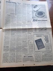 Milliyet Gazetesi - Turkish Newspaper - 23 Kasım 1967 - gerçekler zamanında görülmez ise yazan Abdi İpekçi Başmakale - Türk Yunan askeri hazırlıkları - Yunanistan'ın görüşme teklifini reddettik ya teminat ya savaş - Atina askeri çekeceğine dair teminatı 1 2 günde vermezse harekatın başlayacağı  bildirildi - Rumlar Türkler yine blöf yapıyor diyor - Oramiral Necdet Uran İskenderun'da merasim kıtasını teftiş ediyor fotoğraf - Mersin'e doğru kaydırılan kara kuvvetlerine ait birlik ve malzemeler fotoğraf - Kıbrıs'a giren tek Türk gazetecisi Sami Kohen bildiriyor - genelkurmay Başkanı Orgeneral Cemal Tural yeni kutsal görevlere yönelme heyecanı içindeyiz dedi - İngiliz basını Türkler çok haklı olacaklar dedi - Mehmet Ali Birand Atina'dan bildiriyor - gençliğin Savaş mitinginde kana karşı kan istedi - 10 binlerce mitingi Karaköy köprüsü üzerinde yürürken fotoğraf - mitingçilerden biri Alman konsolosluğunun duvarına bayrak dikerken görülüyor fotoğraf -  Göztepe 3. Turda - Atletico Madrid