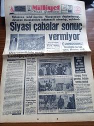 Milliyet Gazetesi - Turkish Newspaper - 24 Kasım 1967 - son çabalar yazan Abdi İpekçi Başmakale - siyasi çabalar sonuç vermiyor - Yunanistan'da tam Savaş düzenine girdi - Mehmet Ali Birand Atina'dan bildiriyor - Kıbrıs'a giren tek Türk gazetecisi Sami Kohen Lefkoşa'dan bildiriyor - Sami Kohen'in Geçitkale ve Boğazköy'den yolladığı en son fotoğraflar - Cyrus Vance'ı Ankara'ya getiren uçağın Esenboğa havalimanı'na inmesini önlemek amacıyla piste oturan gençler fotoğraf - gençler Amerika bizi durduramaz dövizi taşıyor fotoğraf - Amerikan cumhurbaşkanı Johnson'un özel temsilcisi  Cyrus Vance'ın uçağı esenboğa'ya indirilmedi - Ankara'da amerikalılara ait bazı binaların camları kırıldı - Bulgaristan Arnavutluk ve Yugoslavya Yunan sınırında yığınak yapıyor - Grivasçı Patris gazetesi önünde bomba patladı - TRT'nin denetimi yazan Profesör Doktor İsmet Giritli - Göztepe antrenörü Adnan Süvari her şey Türk futbolu için fotoğraf - fuar şehirleri kupası'nda yarı finali oynayabiliriz