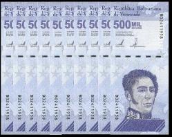 VENEZUELA 500.000 BOLİVAR 2020 ÇİL. Adet fiyatı