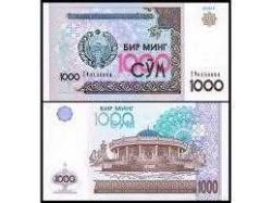 ÖZBEKİSTAN 1000 SOM çil