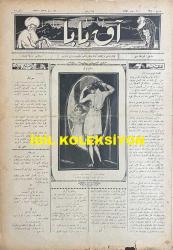 Osmanlıca Akbaba Mizah Dergisi-Gazetesi, Orijinal Dönem Basım, (Ottoman Magazine-Newspaper) - 26 Şubat 1923 - Sayı: 24 - Rumi: 26 Şubat 1339 - Hicri: 10 Recep 1341 - Karikatür: Sabah Tuvaleti: Safvet-i Tab'ımız Artırdı Gurur-ı Hüsnün, Mest-i Nazım Bakup Ayineye Hod-bin Oldu - Laklakiyat: İktisat Kongresine Dair 