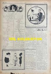 Osmanlıca Akbaba Mizah Dergisi-Gazetesi, Orijinal Dönem Basım, (Ottoman Magazine-Newspaper) - 26 Şubat 1923 - Sayı: 24 - Rumi: 26 Şubat 1339 - Hicri: 10 Recep 1341 - Karikatür: Sabah Tuvaleti: Safvet-i Tab'ımız Artırdı Gurur-ı Hüsnün, Mest-i Nazım Bakup Ayineye Hod-bin Oldu - Laklakiyat: İktisat Kongresine Dair 