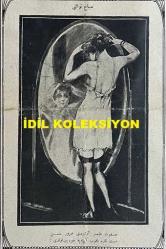 Osmanlıca Akbaba Mizah Dergisi-Gazetesi, Orijinal Dönem Basım, (Ottoman Magazine-Newspaper) - 26 Şubat 1923 - Sayı: 24 - Rumi: 26 Şubat 1339 - Hicri: 10 Recep 1341 - Karikatür: Sabah Tuvaleti: Safvet-i Tab'ımız Artırdı Gurur-ı Hüsnün, Mest-i Nazım Bakup Ayineye Hod-bin Oldu - Laklakiyat: İktisat Kongresine Dair 