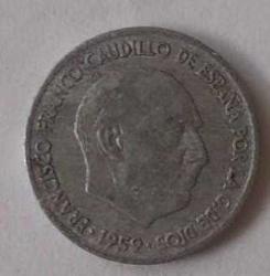 İSPANYA 10 CENTİMOS 1959