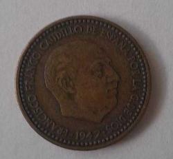 İSPANYA 1 PESETA 1947