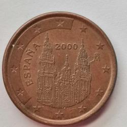 İSPANYA 2000  1 EURO CENT