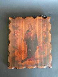 AHŞAP İKONA AVRUPA KİLİSESİNDEN ÇIKMA TABLO