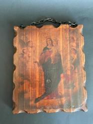 AHŞAP İKONA AVRUPA KİLİSESİNDEN ÇIKMA TABLO