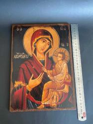 KİLİSEDEN AHŞAP İKONA TABLO AVRUPA KİLİSESİNDEN İKONA TABLO