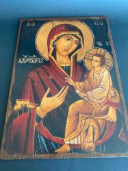 KİLİSEDEN AHŞAP İKONA TABLO AVRUPA KİLİSESİNDEN İKONA TABLO