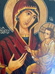 KİLİSEDEN AHŞAP İKONA TABLO AVRUPA KİLİSESİNDEN İKONA TABLO