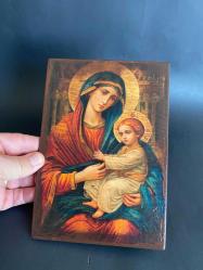 AHŞAP İKONA TABLO KİLİSEDEN ÇIKAN İKONA TABLO