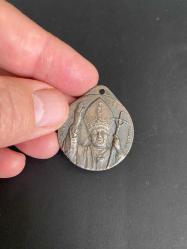 PAPA 2 POULUS GÜMÜŞ KAPLAMA MADALYON