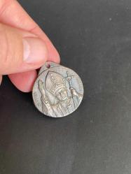 PAPA 2 POULUS GÜMÜŞ KAPLAMA MADALYON