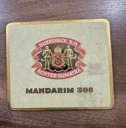 Eski Mandarim 306 marka puro teneke boş kutusu kolleksiyonluk