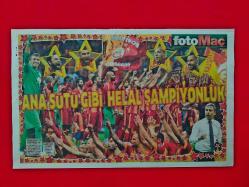 Şampiyon Galatasaray Poster - 26 Mayıs 2015 - Fotomaç Gazetesi