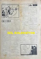 Osmanlıca Akbaba Mizah Dergisi-Gazetesi, Orijinal Dönem Basım, (Ottoman Magazine-Newspaper) - 25 Ocak 1923 - Sayı: 15 - Rumi: 25 Kanun-i Sani 1339 - Hicri: 7 Cemaziyelahir 1341 - Karikatürist Cemil Cem'in Kendini Tasvir Ettiği Çalışması: Akbaba'ya Güler Bir Yüz - Laklakiyat: Bir Kıssa, Bir Hisse 