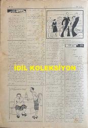 Osmanlıca Akbaba Mizah Dergisi-Gazetesi, Orijinal Dönem Basım, (Ottoman Magazine-Newspaper) - 25 Ocak 1923 - Sayı: 15 - Rumi: 25 Kanun-i Sani 1339 - Hicri: 7 Cemaziyelahir 1341 - Karikatürist Cemil Cem'in Kendini Tasvir Ettiği Çalışması: Akbaba'ya Güler Bir Yüz - Laklakiyat: Bir Kıssa, Bir Hisse 