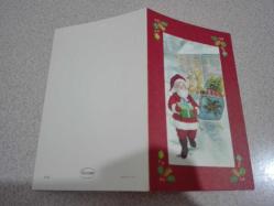 Efemera - Yeni yıl temalı, Almanca notlu, çizim KARTPOSTAL - 8/13 cm. - kitantik - kitaLog