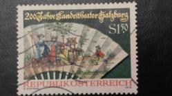 1975 YILI AVUSTURYA SALZBURG ULUSAL TİYATROSUNUN 200. YILDÖNÜMÜ TAM SERİ    DAMGALI  ŞARNİYERSİZ