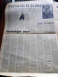 Dünya Atatürk Gazetesi - Turkish Newspaper - 10 Kasım 1953 - Atatürk yazan Ruşen Eşref Ünaydın - Atatürk arkadaşı değerli edip Ruşen Eşref Ünaydın'a verdiği fotoğrafın altına şu satırları yazmıştır fotoğraf - Atatürk kimseyle kıyaslanamaz - muhabbet vardır merhamet yoktur - ölüm Allah'ın emri ayrılık olmasaydı - Kadere meydan okuyan adam Atatürk - Atatürk'ün hastalığı ve ölümü yazan doktor Asım Arar - 1938 yılının 10 kasım'ı  fotoğraf - Atatürk'ün hastalığının seyri - Anıtkabir'e götürülürken yazan profesör H. Nimetullah Öztürk - Atatürk'ün bütün cihana hitaben söylenmesini istediği nutuk anlatan Şükrü Kaya yazan Yekta Ragıp Önen - inkılapçı Atatürk yazan Cemal Çelebioğlu - Atatürk Şükrü Kaya ve Kazım Özalp ile birlikte - Anıtkabir yalnız Atatürk için yapıldı konuşan Necdet Evliyagil - Anıtkabir'in umumi görünüşü fotoğraf - Anıtkabir inşaatı 1/1000 mikyasında yapılmıştır kroki - Anıtkabir'in bulunduğu Rasadtepe fotoğraf - Anıtkabir'de nöbetçi kuleleri fotoğraf - Sabiha Gürayman foto