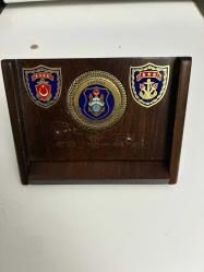 Deniz Kuvvetleri ahşap plaket