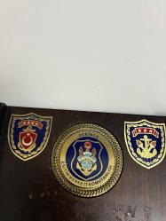 Deniz Kuvvetleri ahşap plaket