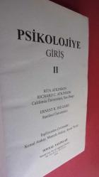 Psikolojiye Giriş  - -cilt-2. tek cilt- Rita & Richard Atkinson, Ernest R. Hilga