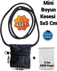 SEVBAGS MİNİ BOYUN KESESİ 5X5CM